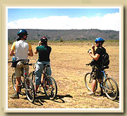 cycling as part of adventure in Tanzania